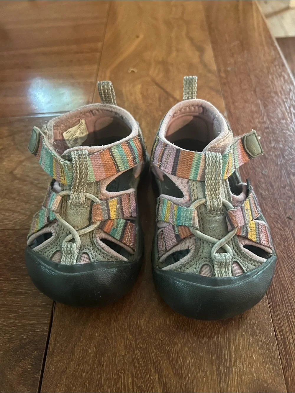 Keen Kids Striped Multicolor Closed-Toe Sandals